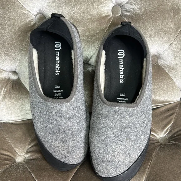 Mahabis Curve classic convertible wool shearling slippers - Picture 2 of 8